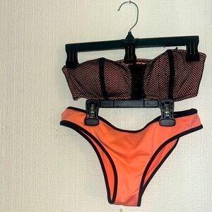 H&M Bikini / Size 6 / Orange & Black